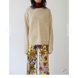 Acne studios samara wool sweater